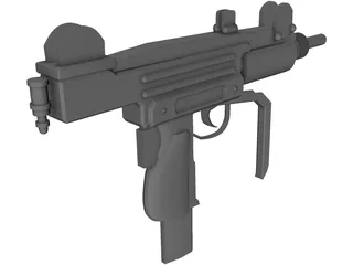 Uzi 3D Model preview