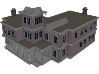 House Victorian 3D Model preview