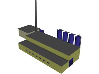 Factory 3D Model preview