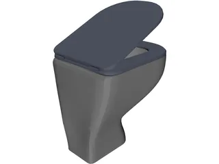 Toilet WC 3D Model preview