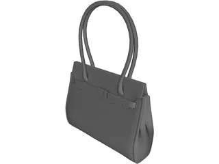 Ladies Handbag 3D Model preview