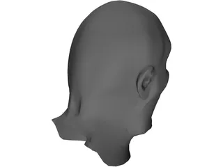 Head Hooligan-Like Uman 3D Model preview