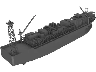 Norne Floating Production and Storage [FPSO] 3D Model preview