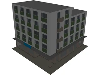 Building Train 3D Model preview