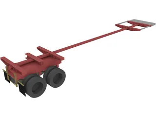 Trailer Groto Extendable (1976) 3D Model preview
