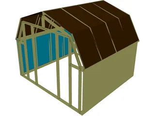 Cabana 3D Model preview