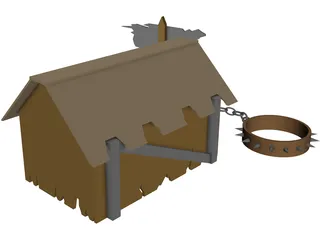 Dog House 3D Model preview