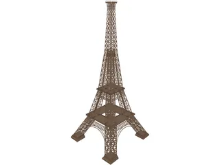 Eiffel Tower 3D Model preview