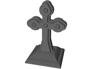 Gothic Grave 3D Model preview