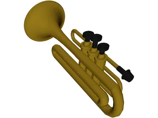 Trombone 3D Model preview