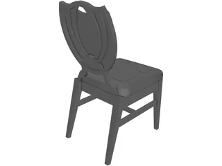 Chair Aluminum 3D Model preview