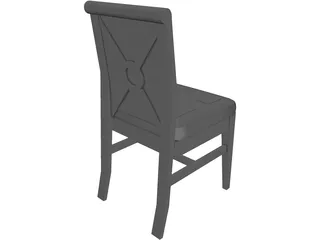 Chair Wood 3D Model preview