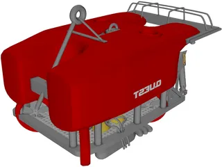 Quest Deep Sea Sub 3D Model preview