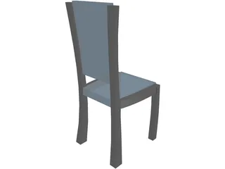 Chair Luna 3D Model preview
