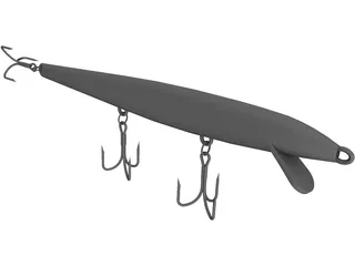 Fishing Lure 3D Model preview