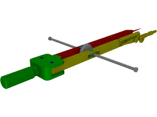 Beam Compass 3D Model preview