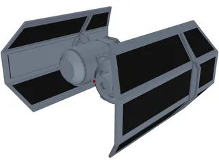 Star Wars Imperial TIE Bomber 3D Model preview