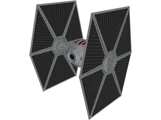 Star Wars Imperial TIE Fighter 3D Model preview