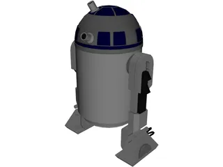 Star Wars R2-D2 R2-Unit 3D Model preview