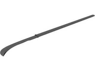 Naginata 3D Model preview