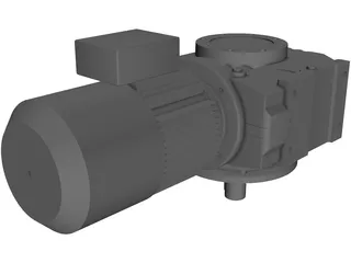 Electrical Engine 3D Model preview