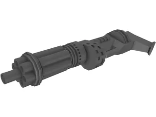 Gun 3D Model preview
