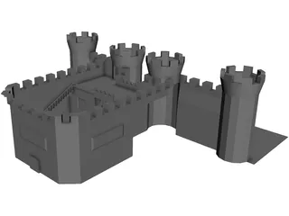 Castle Keep 3D Model preview