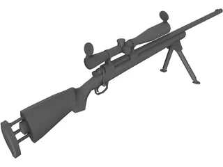 M24 Sniper 3D Model preview