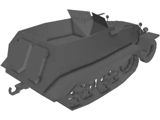 KFZ 250 3D Model preview