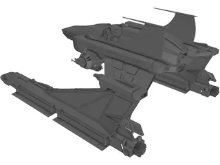 Skimmer 3D Model preview