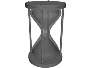 Hourglass 3D Model preview