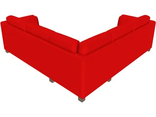 Couch Sectional 3D Model preview