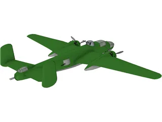 B-52 Bomber 3D Model preview