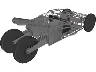 Dune Buggy 3D Model preview