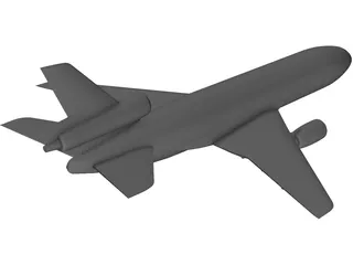 McDonnell Douglas DC-10 3D Model preview