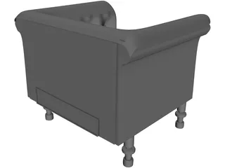 Chair China 3D Model preview