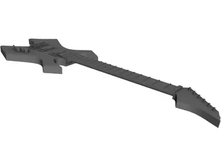Guitar Electric 3D Model preview