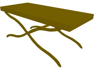 Table Coffee 3D Model preview