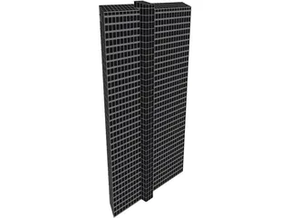 Skyscraper Munich Park City 3D Model preview