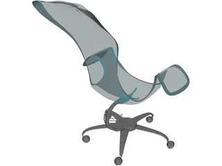 Chair Transparent Future 3D Model preview