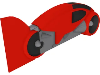 Tron Lightcycle 3D Model preview