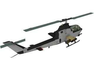 Boeing AH-64 Apache 3D Model preview