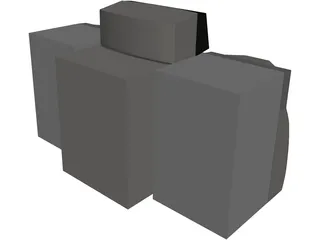 Sony Stereo System 3D Model preview