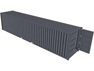 Container 40ft 3D Model preview