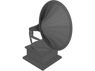 Gramophone 3D Model preview