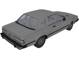 Nissan Silvia S110 3D Model preview