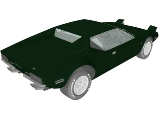 De Tomaso Pantera (1971) 3D Model preview