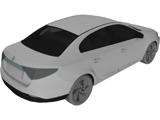 Renault Fluence (2011) 3D Model preview