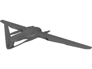 TRON Light Jet Big 3D Model preview
