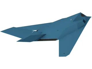 F-117A 3D Model preview